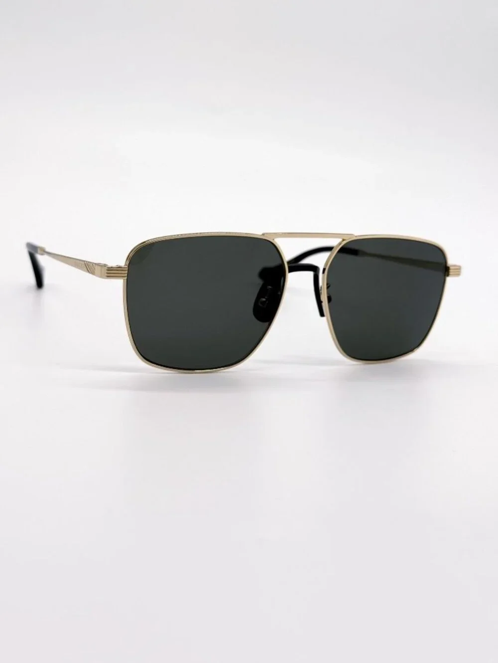 NEW GUCCI SUNGLASSES GG0743S 001 GOLD/GRAY AVIATOR UNISEX GUCCI EYEWEAR
